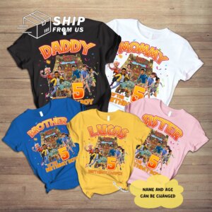 Personalized Jurassic Park Camp Cretaceous Family Birthday Shirt