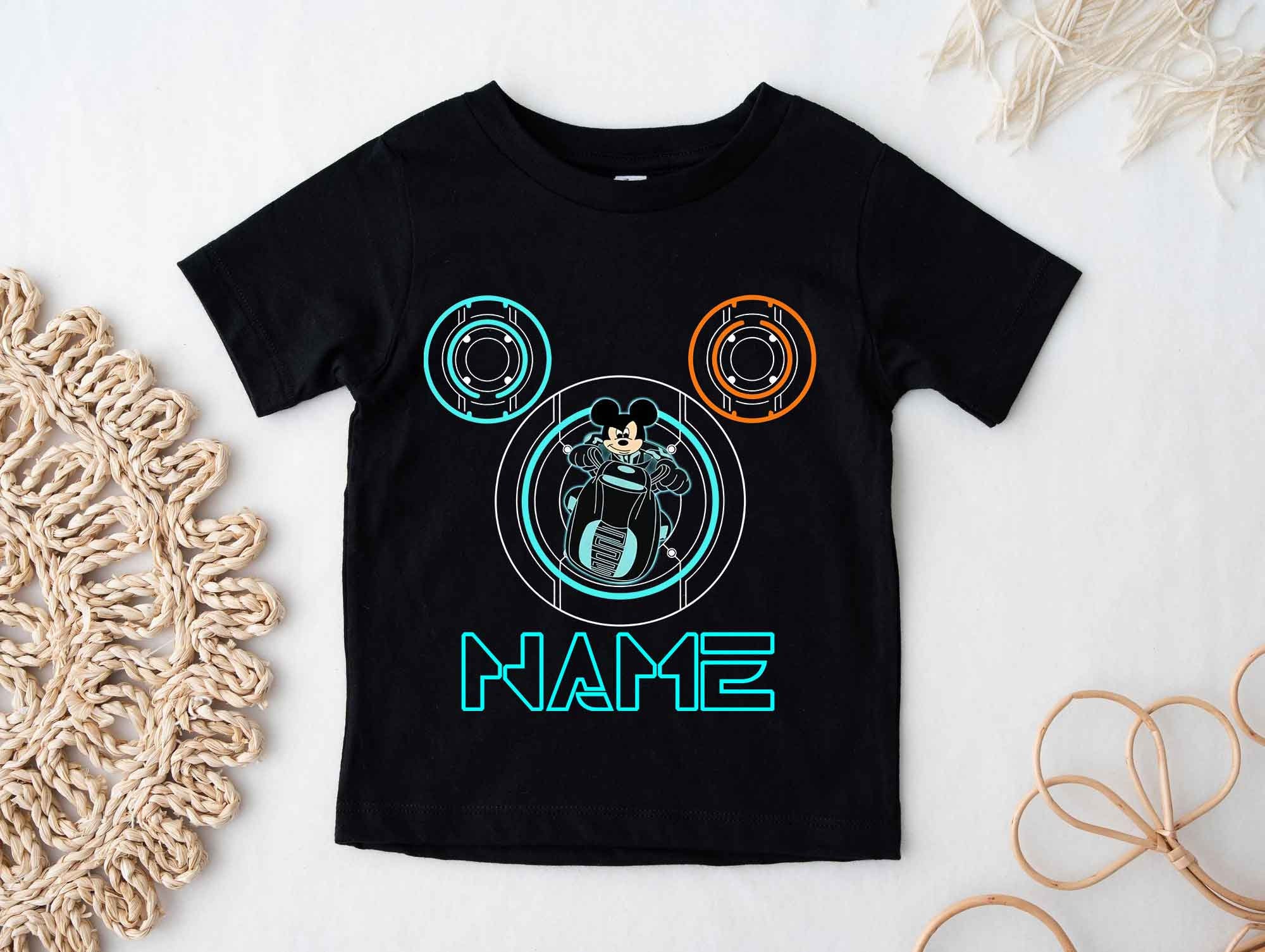Personalized Mickey Tron Bike Disney Lightcycle Run Ride Shirt Personalized Mickey Tron Bike Disney Lightcycle Run Ride Shirt
