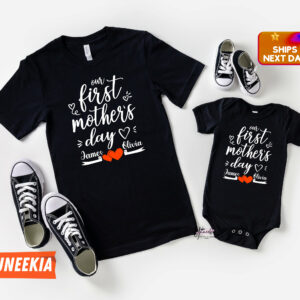 Personalized Our 1st Mother’s Day Mommy And Me Shirt