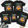 Personalized Princess Peach Birthday Family Matching Shirt