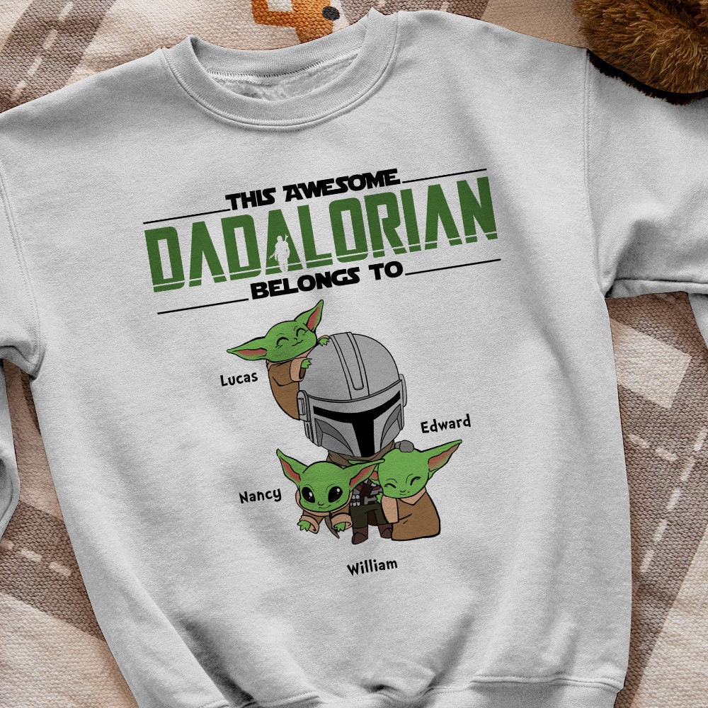Personalized Star Wars The Dadalorian Father's Day Shirt Personalized Star Wars The Dadalorian Father's Day Shirt