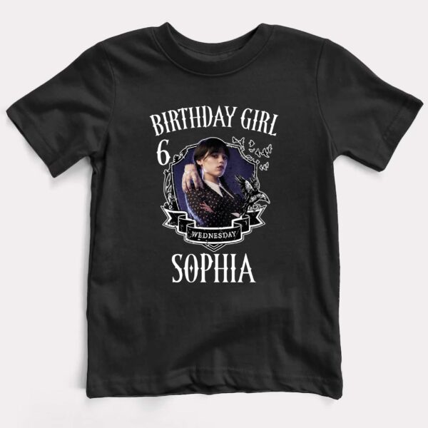 Personalized Wednesday Birthday Boy T Shirt