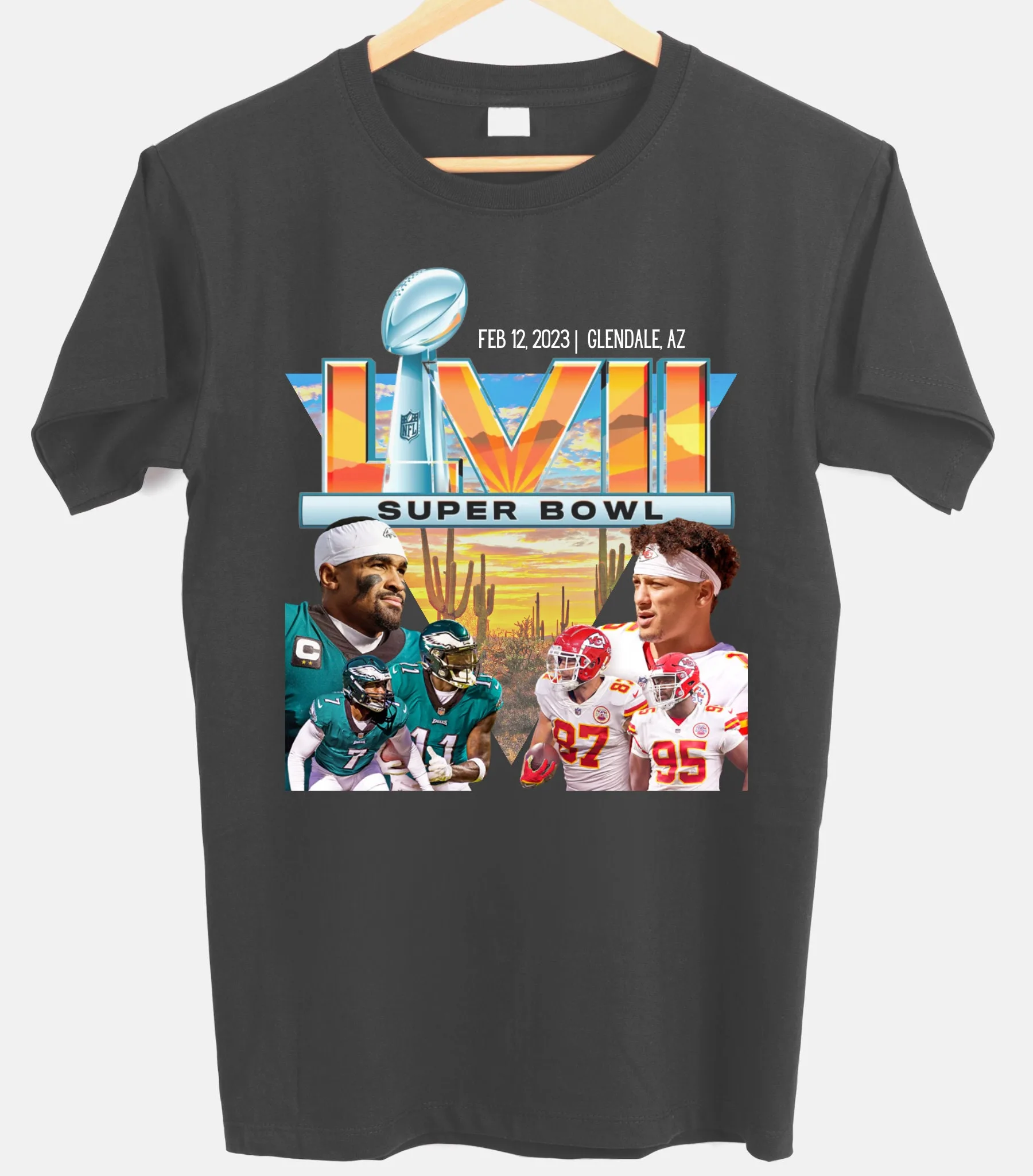 Philadelphia Eagles Kansas City Super Bowl 2023 Vintage Shirt Philadelphia Eagles Kansas City Super Bowl 2023 Vintage Shirt