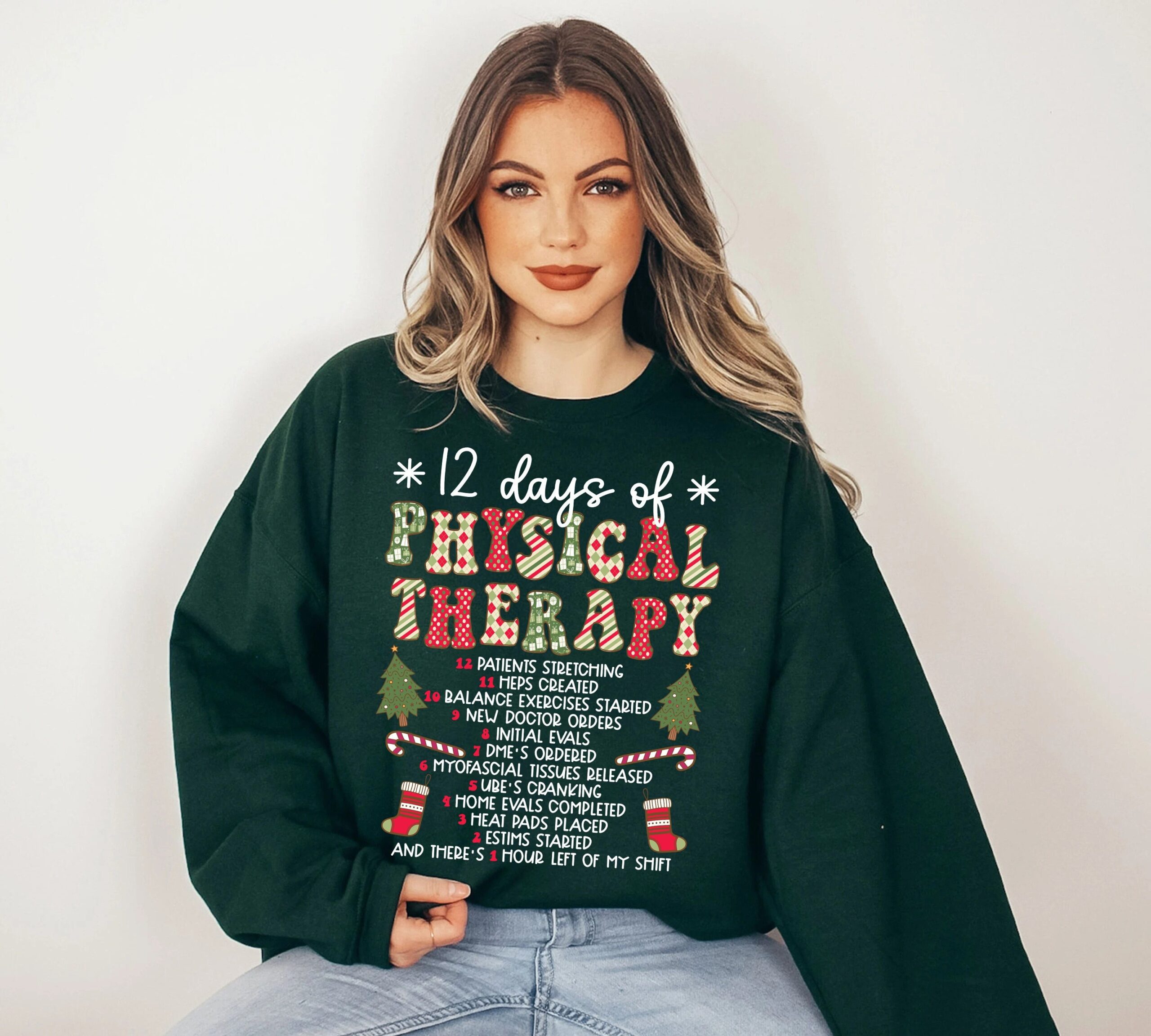 Physical Therapist Assistant Christmas Appreciation Shirt Sweatshirt Physical Therapist Assistant Christmas Appreciation Shirt Sweatshirt