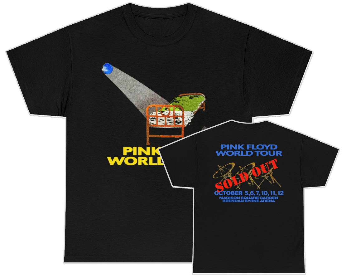 Pink Floyd 1987 October Madison Square Garden Byrne Arena Tour Shirt Pink Floyd 1987 October Madison Square Garden Byrne Arena Tour Shirt