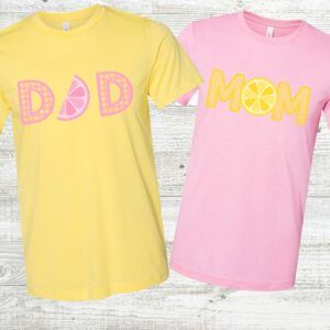 Pink Lemonade Birthday Matching Family Shirt
