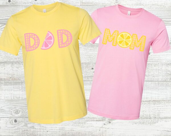 Pink Lemonade Birthday Matching Family Shirt