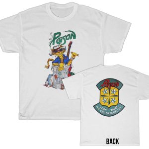 Poison 1986 Look What The Cat Dragged In Alley Cat Tour Shirt