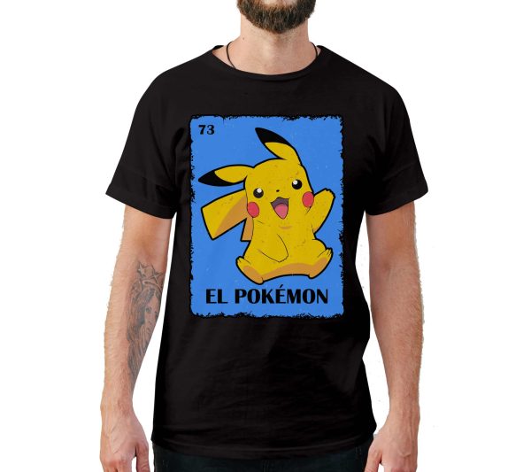 Pokemon T-Shirt in Loteria Card Style