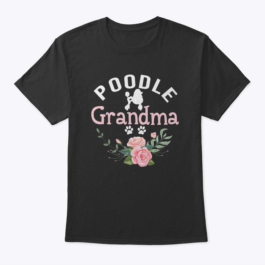 Poodle Grandma Gifts Womens Mom Poodle Dog Lover Christmas T-Shirt