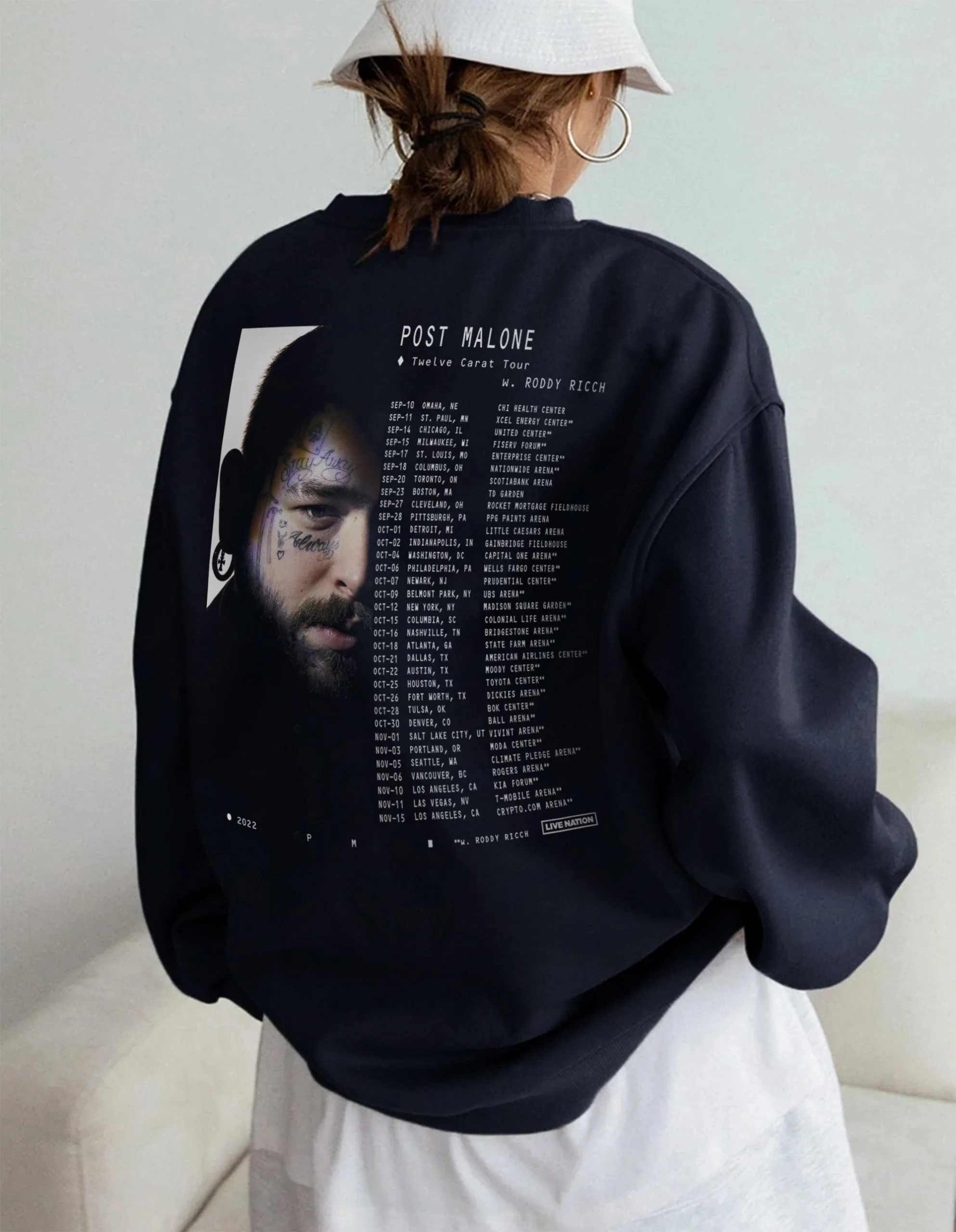 Posty PM Twelve Carat 2022 Tour Shirt Fan Gifts Posty PM Twelve Carat 2022 Tour Shirt Fan Gifts