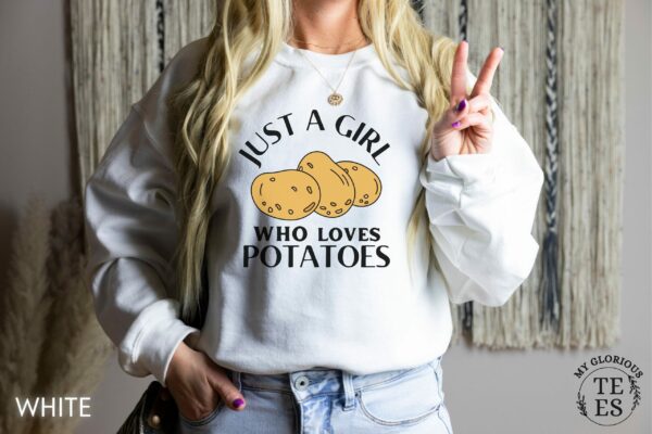 Potato Farmer Vegan Chef Sweatshirt Shirt Tee