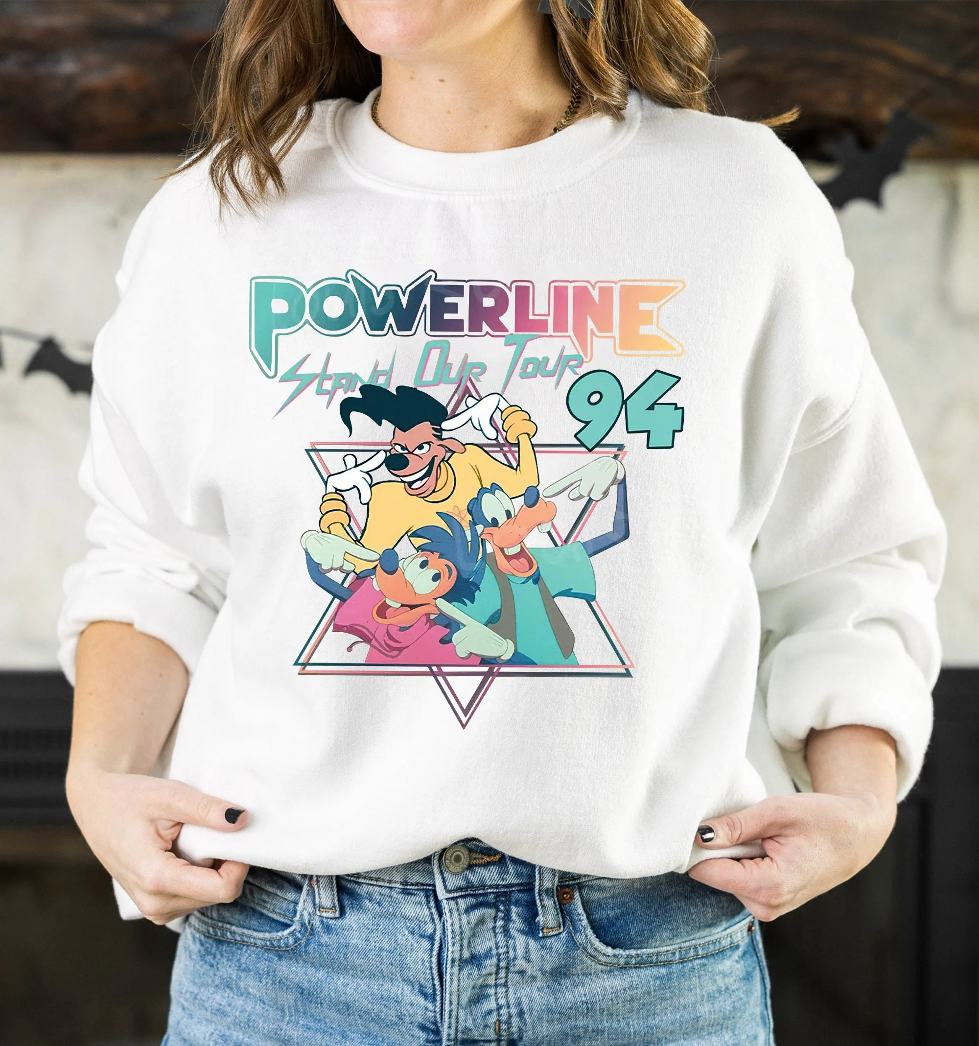 Powerline Stand Out Tour 94 Goofy Movie Shirt Powerline Stand Out Tour 94 Goofy Movie Shirt
