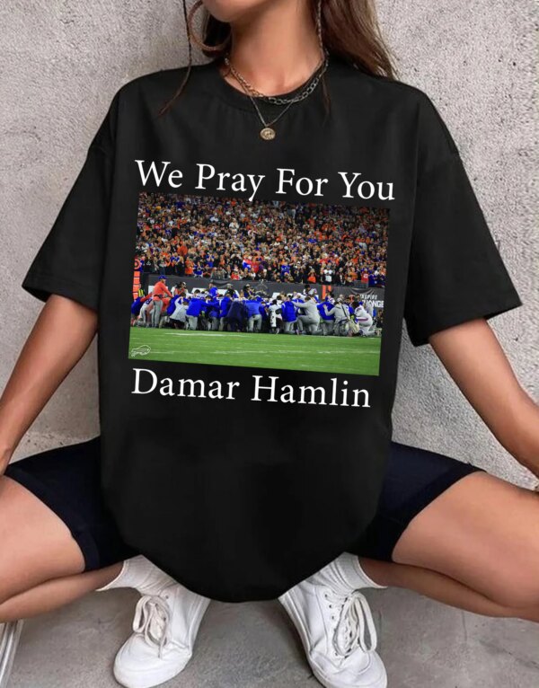 Pray For Damar Hamlin Tee Trending Shirt