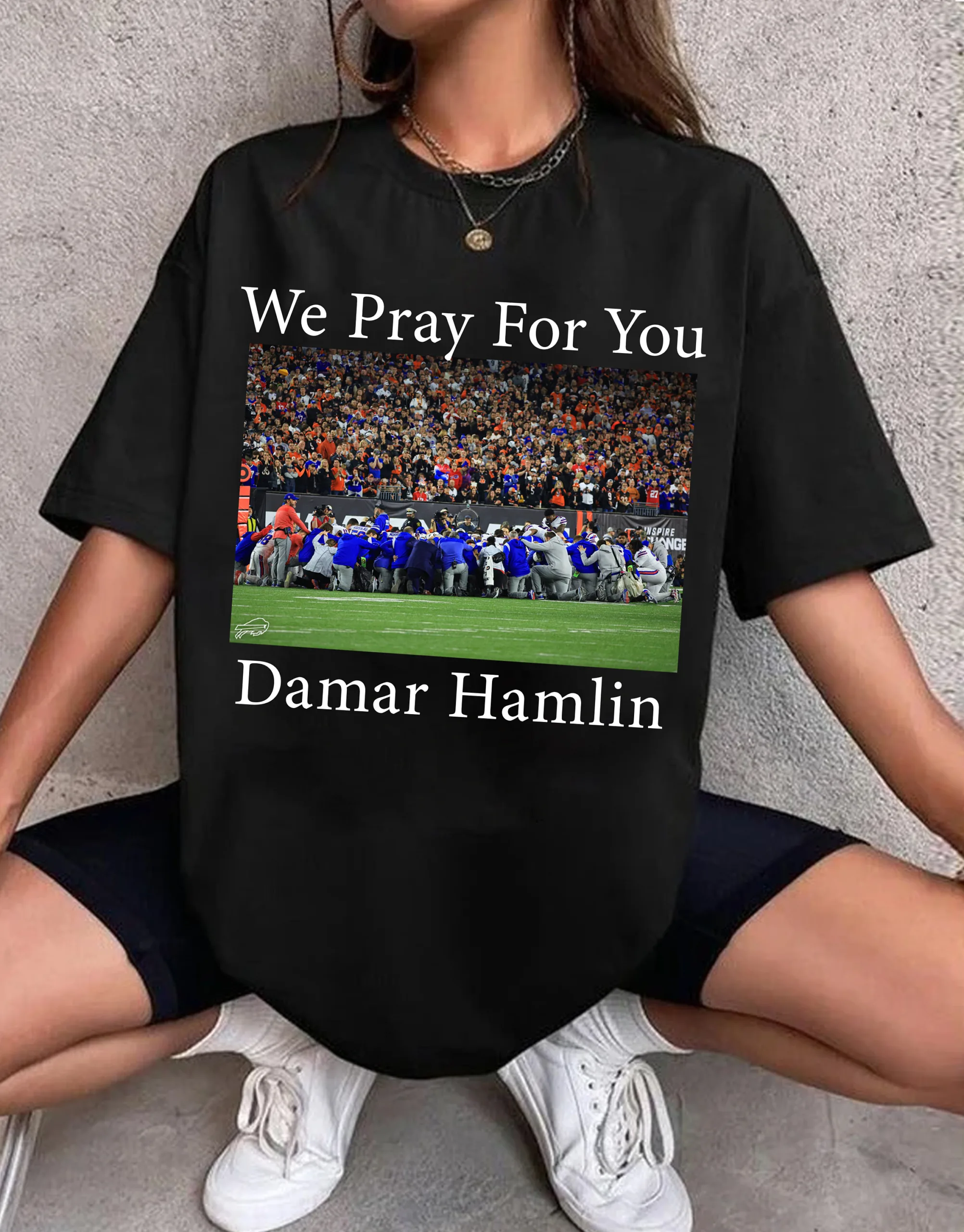 Pray For Damar Hamlin Tee Trending Shirt Pray For Damar Hamlin Tee Trending Shirt