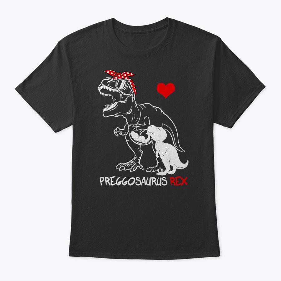 Pregosaurus Dinosaur Rex Mommysaurus Mama Mother's Day T-Shirt