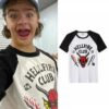 Preschool Club Raglan Baseball Strange Thing Kids Hellfire Shirt