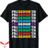 Pride Month Demon T-Shirt Colorful Gay Pride LGBT June Month