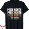Pride Month Demon T-Shirt LGBT Community Pride Colors Quote