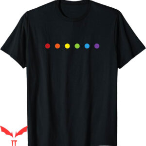 Pride Month Demon T-Shirt Rainbow Polka Dot Color LGBTQ Ally