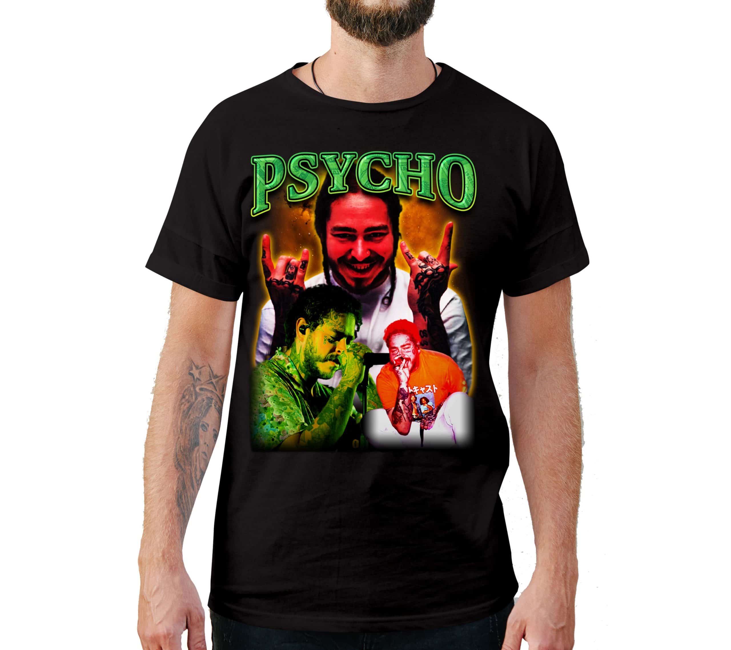Psycho Vintage Style T-Shirt Psycho Vintage Style T-Shirt