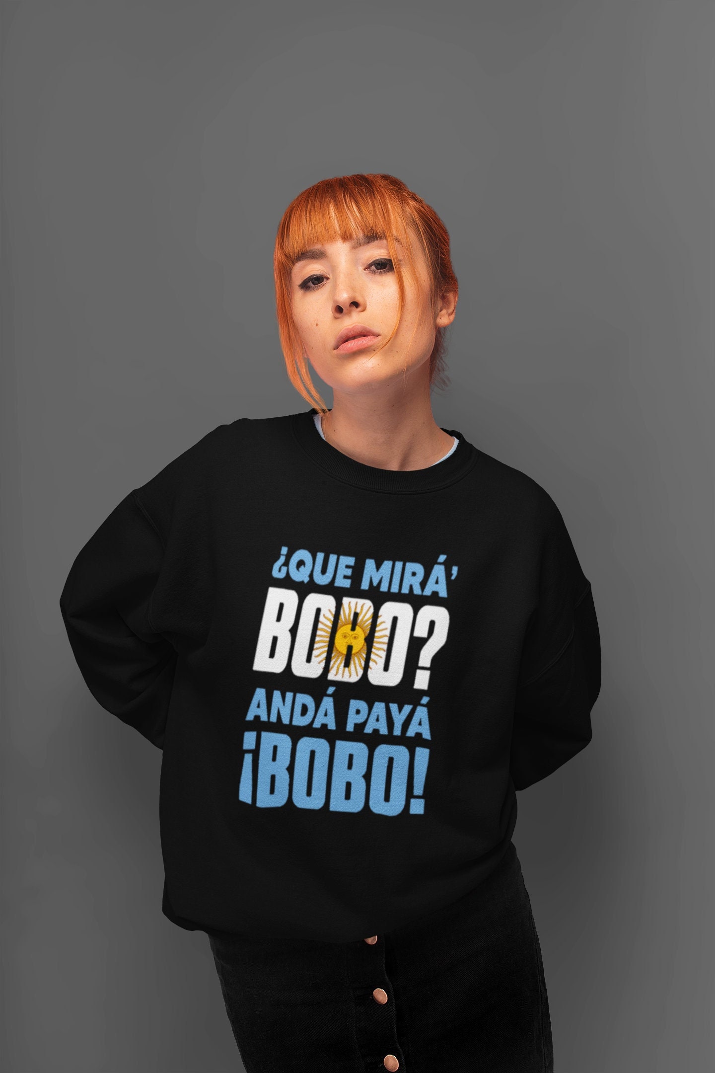 Que Mira Bobo Classic Unisex T Shirt Sweatshirt Que Mira Bobo Classic Unisex T Shirt Sweatshirt