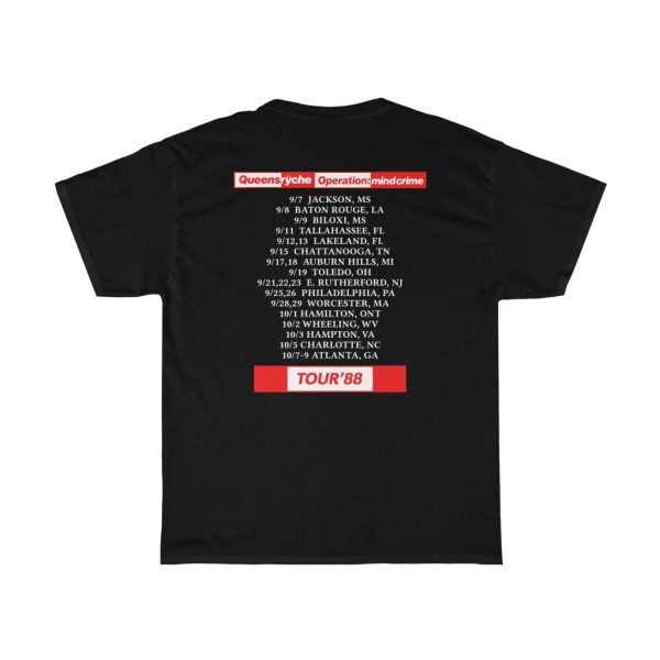 Queensryche 1988 Operation Mindcrime Tour Shirt