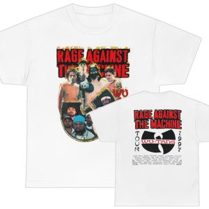 Rage Against The Machine Wu Tang Clan 1997 Tour Shirt