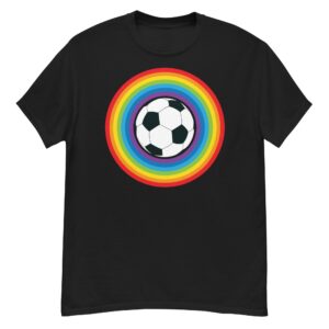 Rainbow With Football FIFA World Cup Grant Wahl T Shirt