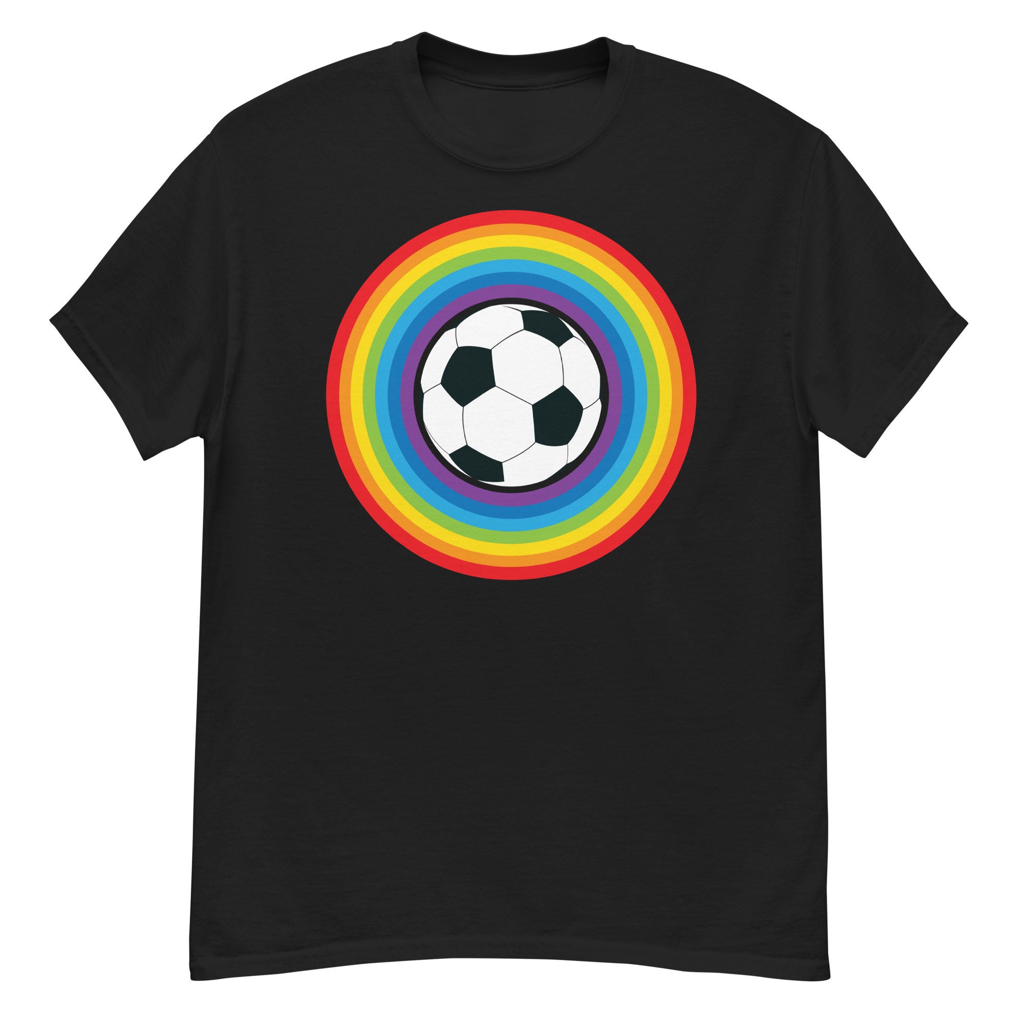 Rainbow With Football FIFA World Cup Grant Wahl T Shirt Rainbow With Football FIFA World Cup Grant Wahl T Shirt
