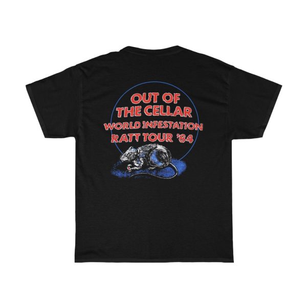 Ratt 1984 Out of the Cellar World Infestation Tour Shirt