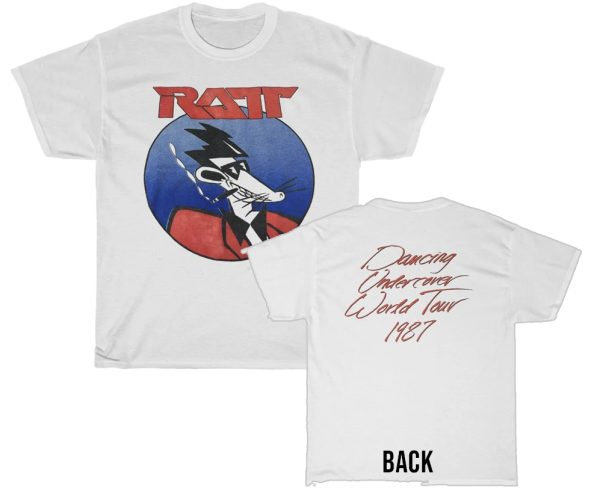 Ratt 1987 Dancing Undercover World Tour Shirt