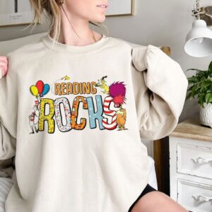 Reading Rocks Cat In The Hat Thing One And Two Shirt