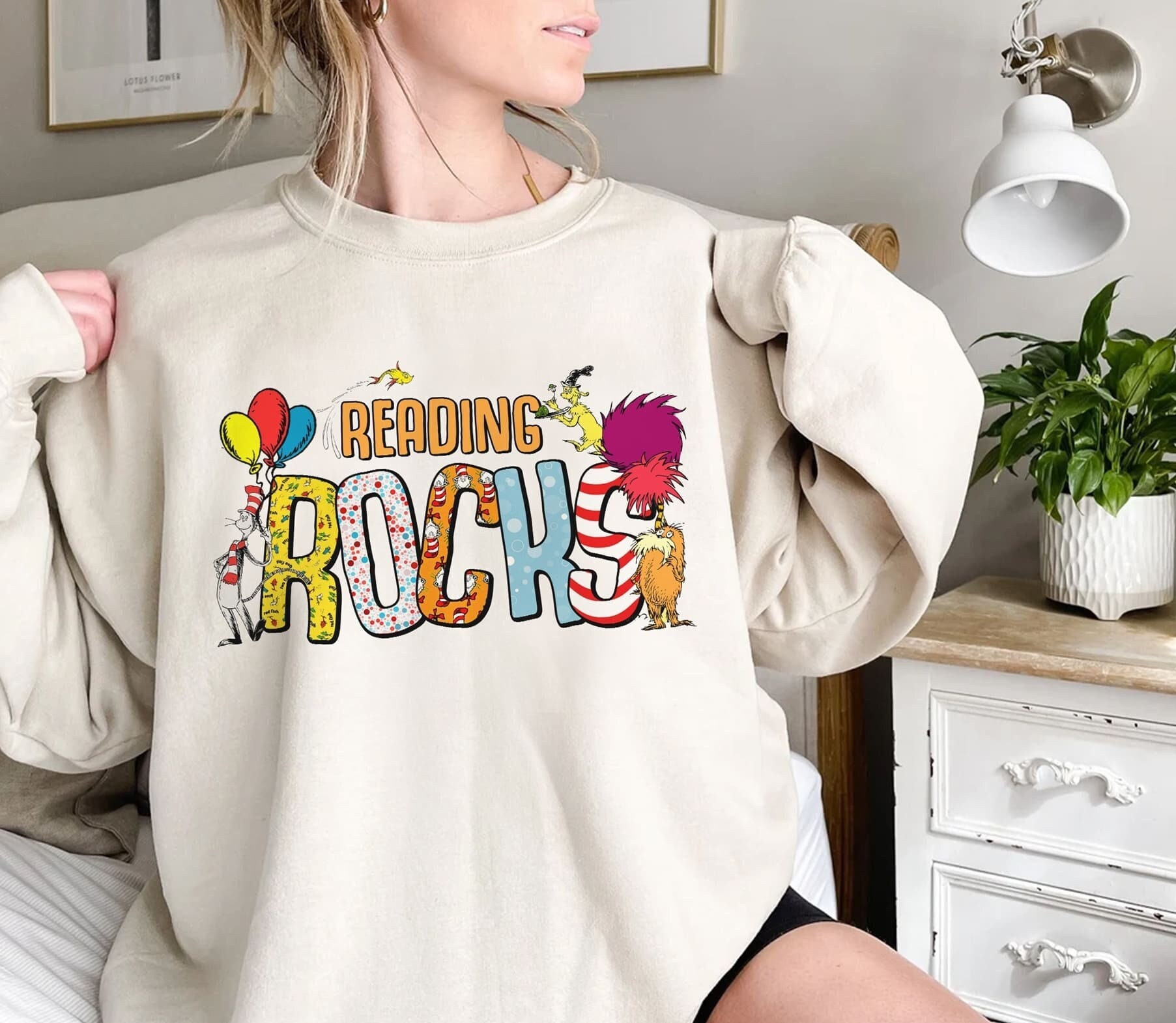 Reading Rocks Cat In The Hat Thing One And Two Shirt Reading Rocks Cat In The Hat Thing One And Two Shirt