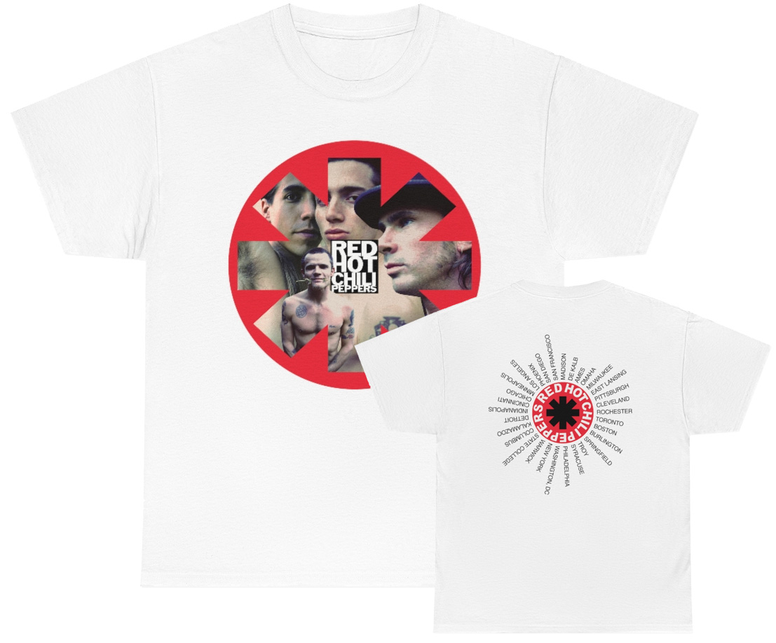 Red Hot Chili Peppers 1991 Blood Sugar Sex Magik Tour Shirt Red Hot Chili Peppers 1991 Blood Sugar Sex Magik Tour Shirt