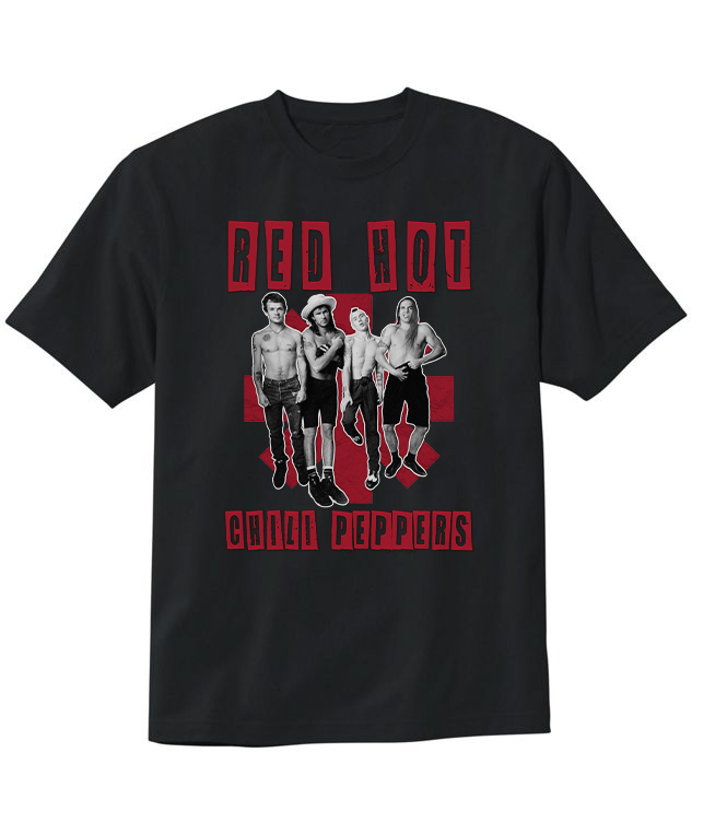 Red Hot Chilli Peppers Vintage Style T-Shirt Red Hot Chilli Peppers Vintage Style T-Shirt