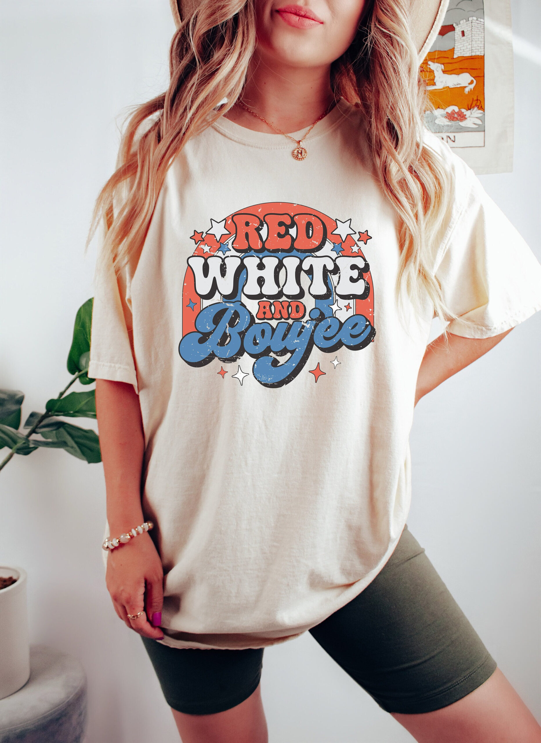Red White And Boujee Groovy 4th Of July Patriotic Shirt Red White And Boujee Groovy 4th Of July Patriotic Shirt