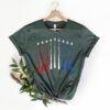 Red White Blue Air Force Flyover 4th Of July Shirt