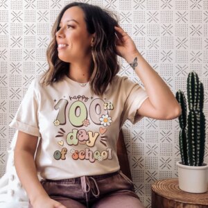 Registrar Staff Tee Secretary Admin Elementary 100 Days Of School Shirt