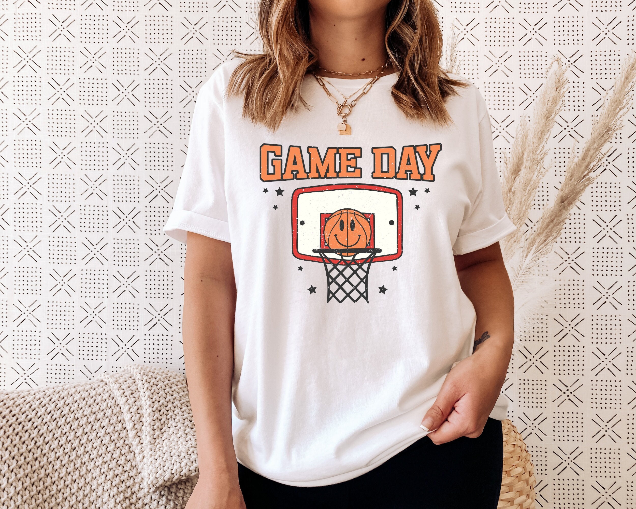 Retro Basketball Game Day Womens Mama Shirt Retro Basketball Game Day Womens Mama Shirt