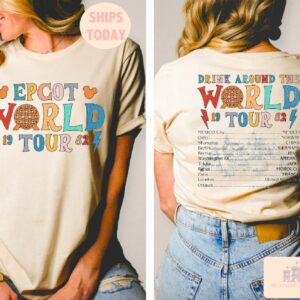 Retro Disney Epcot World Tour Center 1982 Shirt