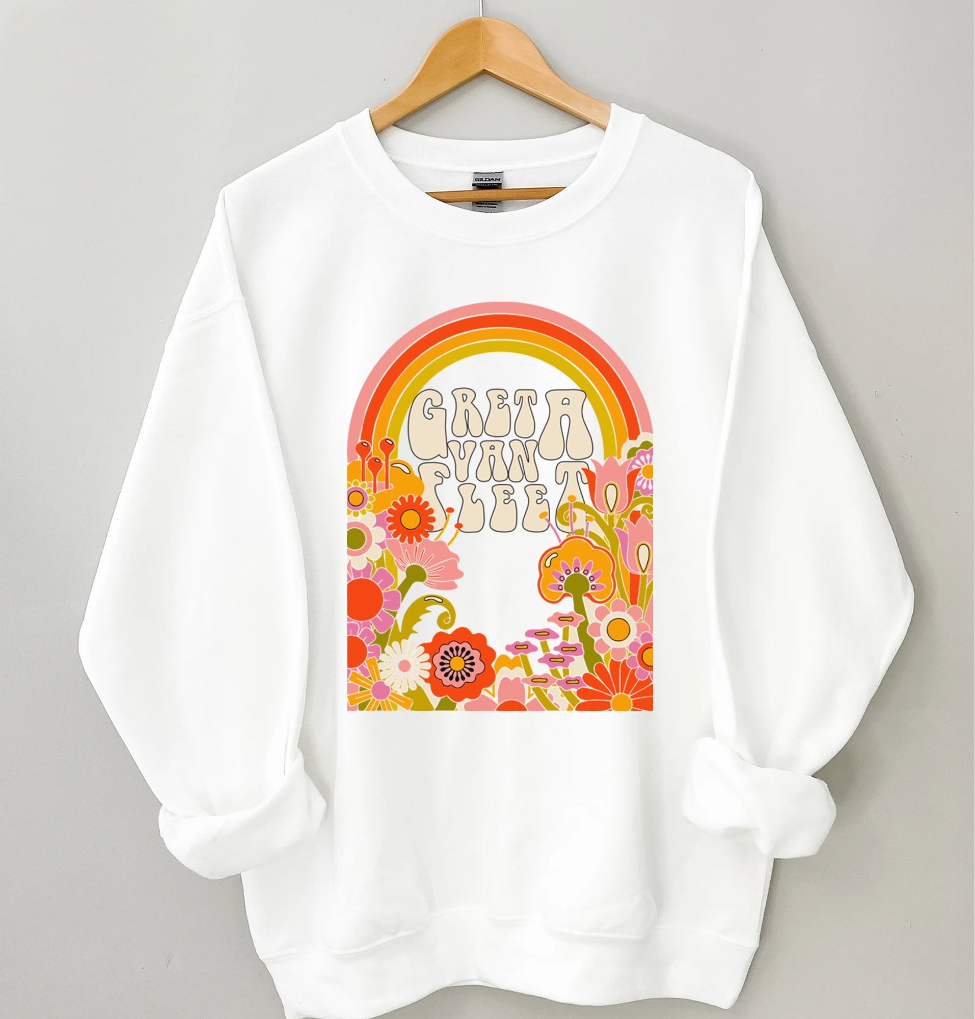 Retro Greta Van Fleet Sweatshirt Retro Greta Van Fleet Sweatshirt