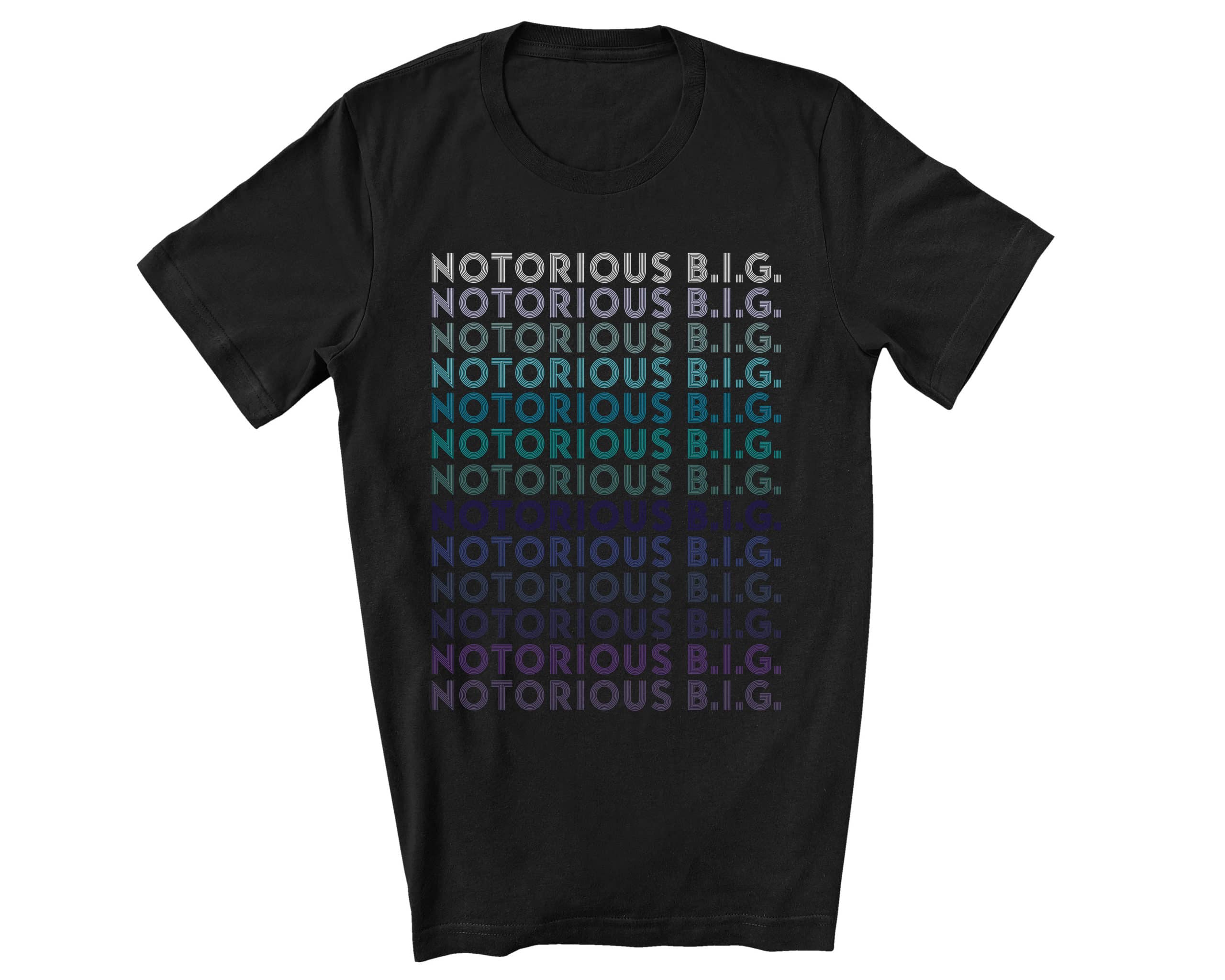 Retro Pattern Notorious BIG T-shirt Retro Pattern Notorious BIG T-shirt