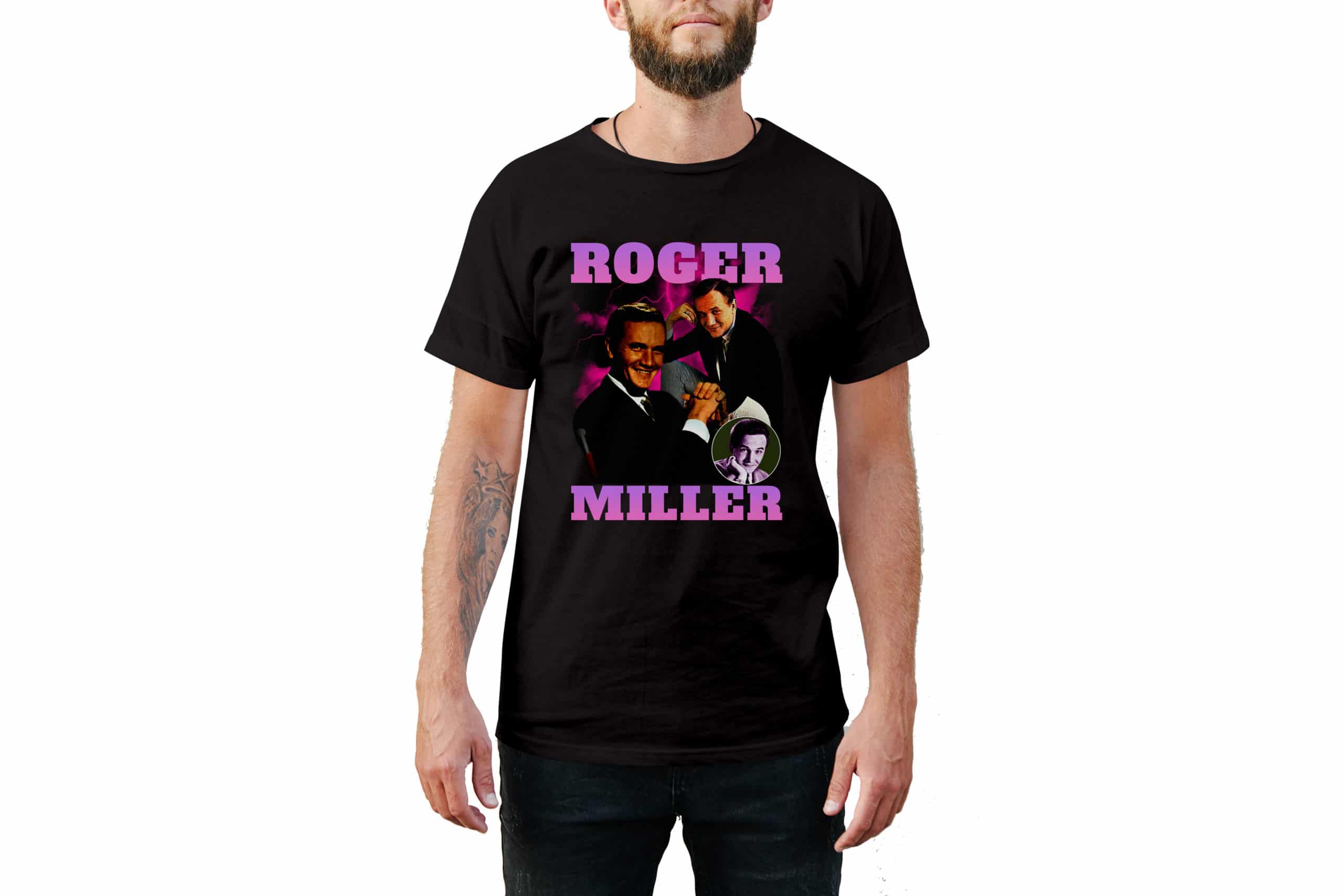 Roger Miller Vintage Style T-Shirt Roger Miller Vintage Style T-Shirt