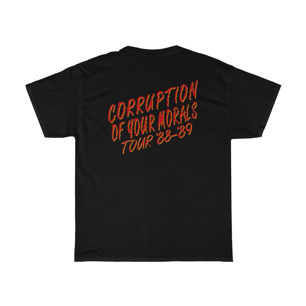Roughhouse 1988 - 89 Corruption of Your Morals Tour Shirt Roughhouse 1988 - 89 Corruption of Your Morals Tour Shirt