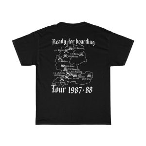 Running Wild Under Jolly Roger 1987 88 Tour Shirt 3