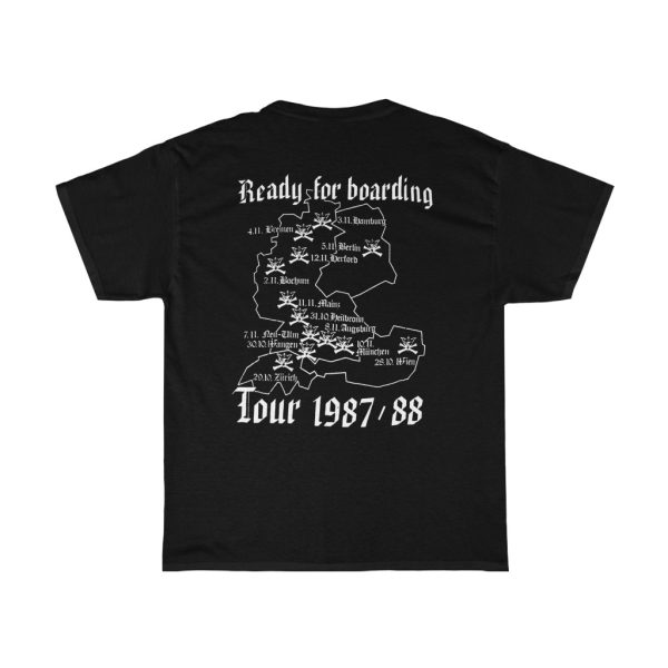 Running Wild Under Jolly Roger 1987 – 88 Tour Shirt
