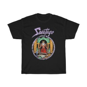 Savatage 1987 Madness Reigns On World Devastation Tour Shirt
