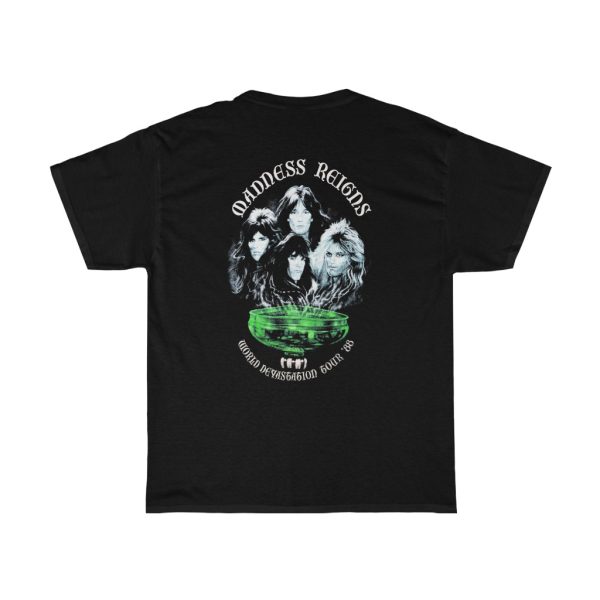 Savatage 1987 Madness Reigns On World Devastation Tour Shirt