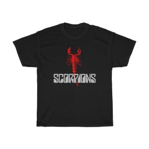 Scorpions Best of Logo with Red Scorpion Shirt